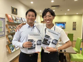 ９月２７日守山店に新型フロンクスが来ます！！